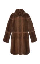 Pologeorgis The Sophia Suede Back Mink Coat