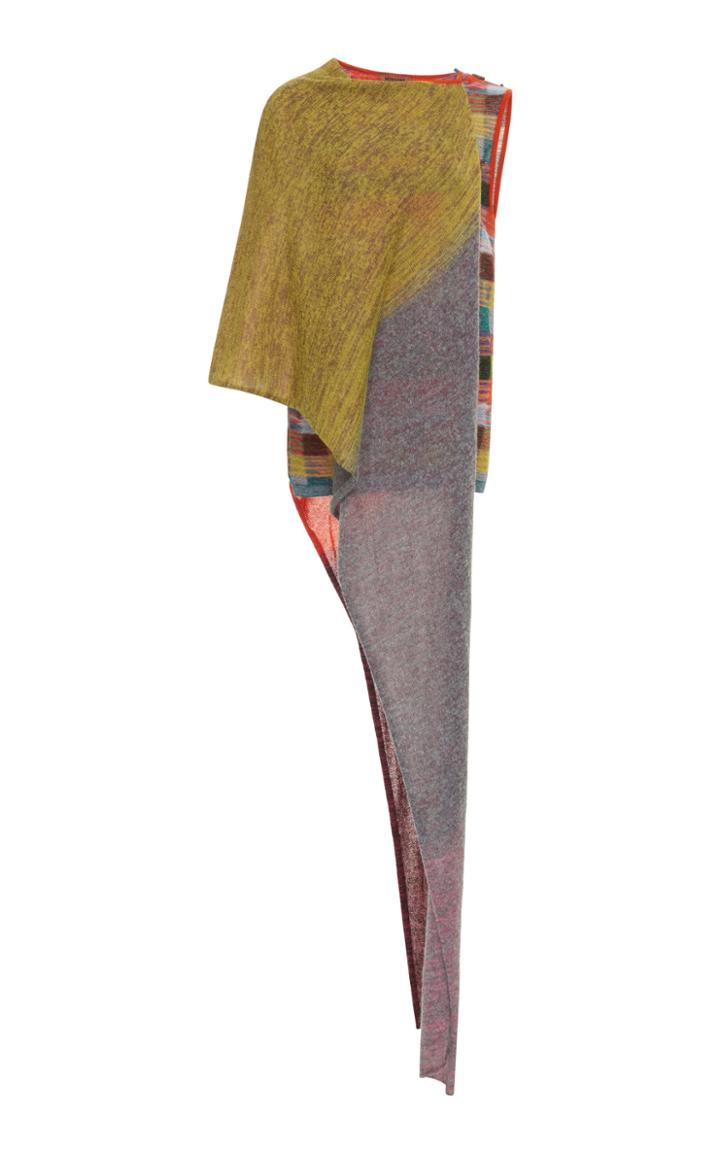 Missoni Multi Check Mohair Draped Tank