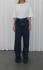 Moda Operandi Y/project Peep Show Cutout Rigid High-rise Wide-leg Jeans