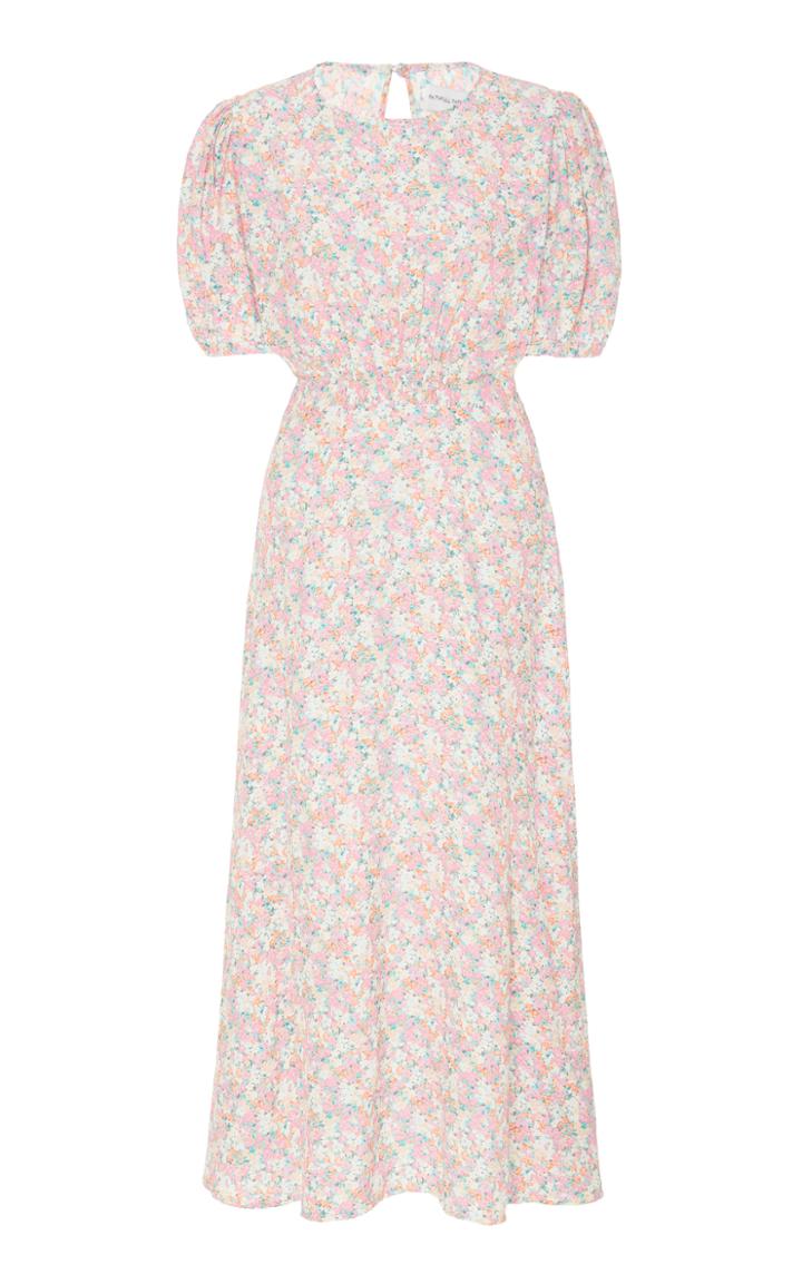 Faithfull The Brand Beline Floral-print Crepe Midi Dress