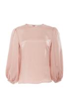 Mansur Gavriel Crepe De Chine Silk Top