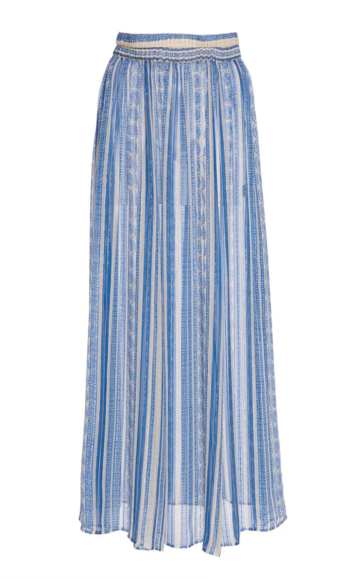 Philosophy Di Lorenzo Serafini Printed Silk-blend Skirt