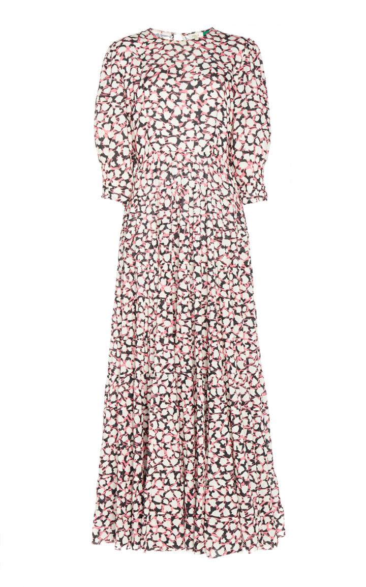 Rixo Kristen Cotton-and-silk-blend Dress
