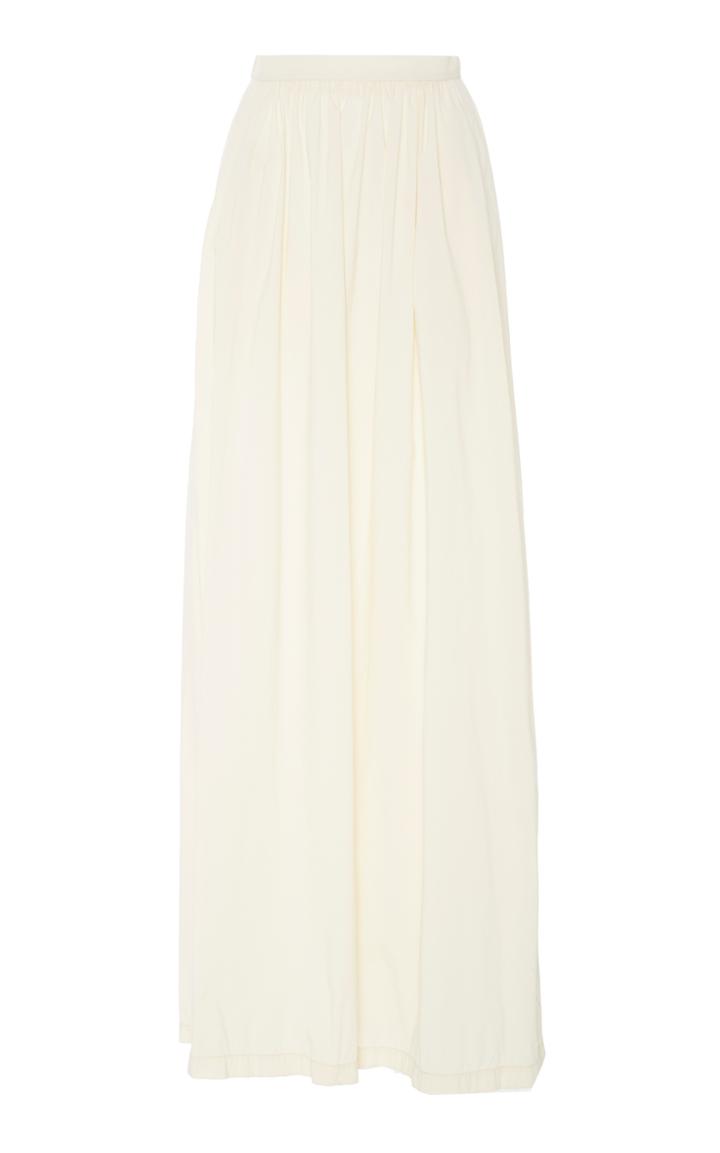 Rosie Assoulin Gathered Waist Long Skirt