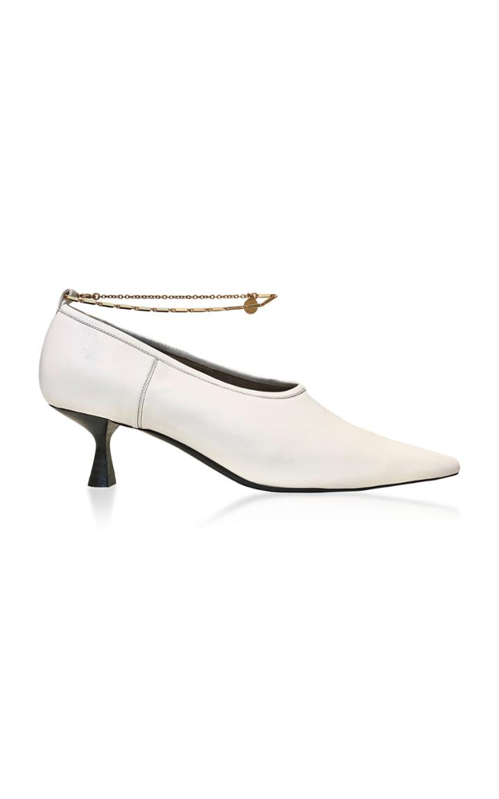 Stella Mccartney Chain-detail Vegan Leather Pumps