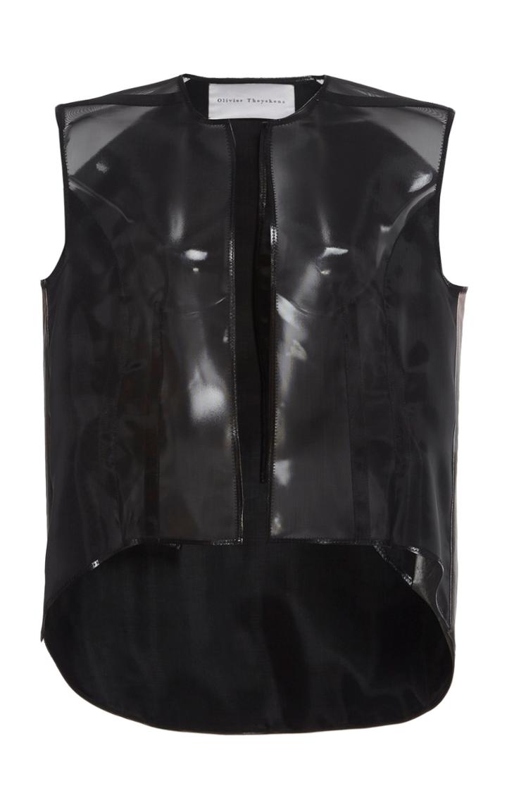 Olivier Theyskens Trinol Printed Organza Top
