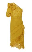Ulla Johnson Gwyneth One Shoulder Eyelet Dress