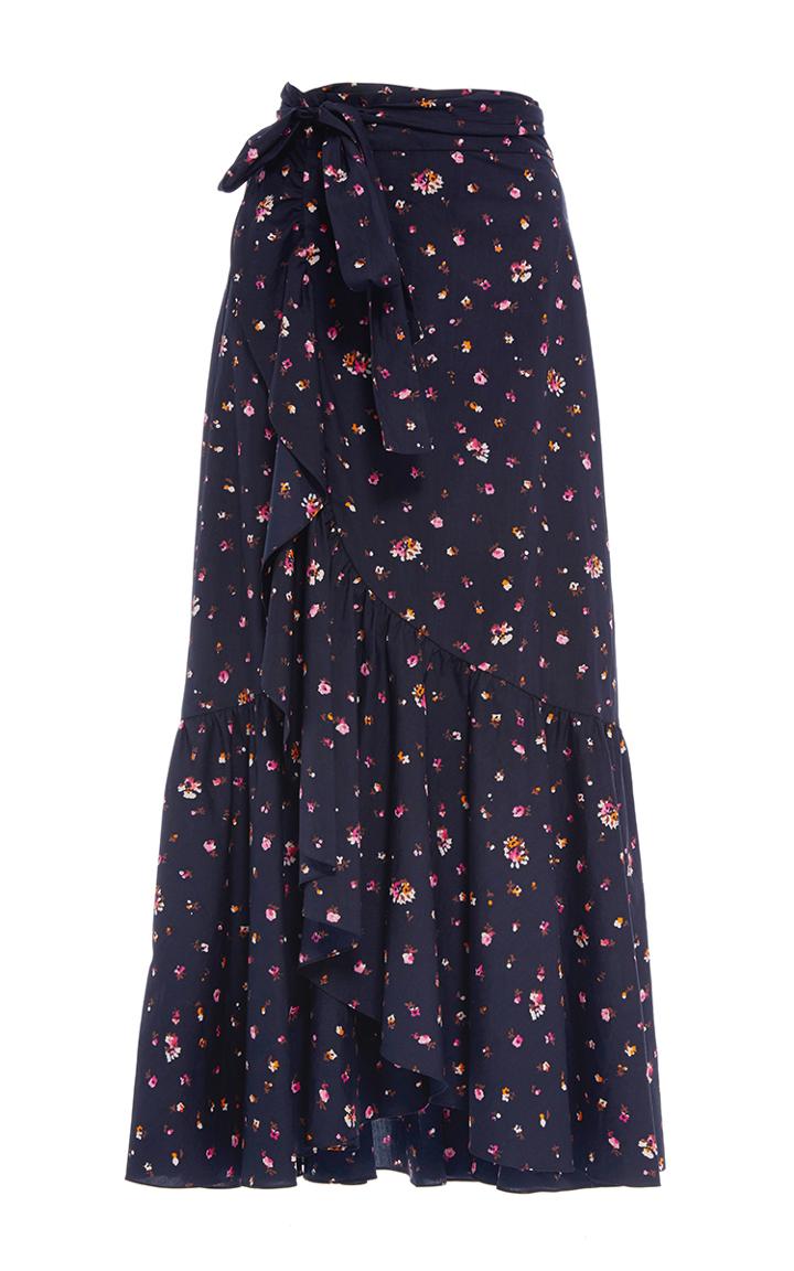 Rebecca Taylor Mia Floral Print Skirt