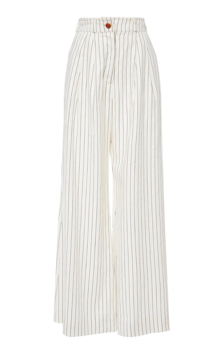 Zimmermann Corsage Tailored Stripe Pants