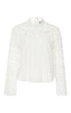 Sea Battenburg Cropped Sleeve Top