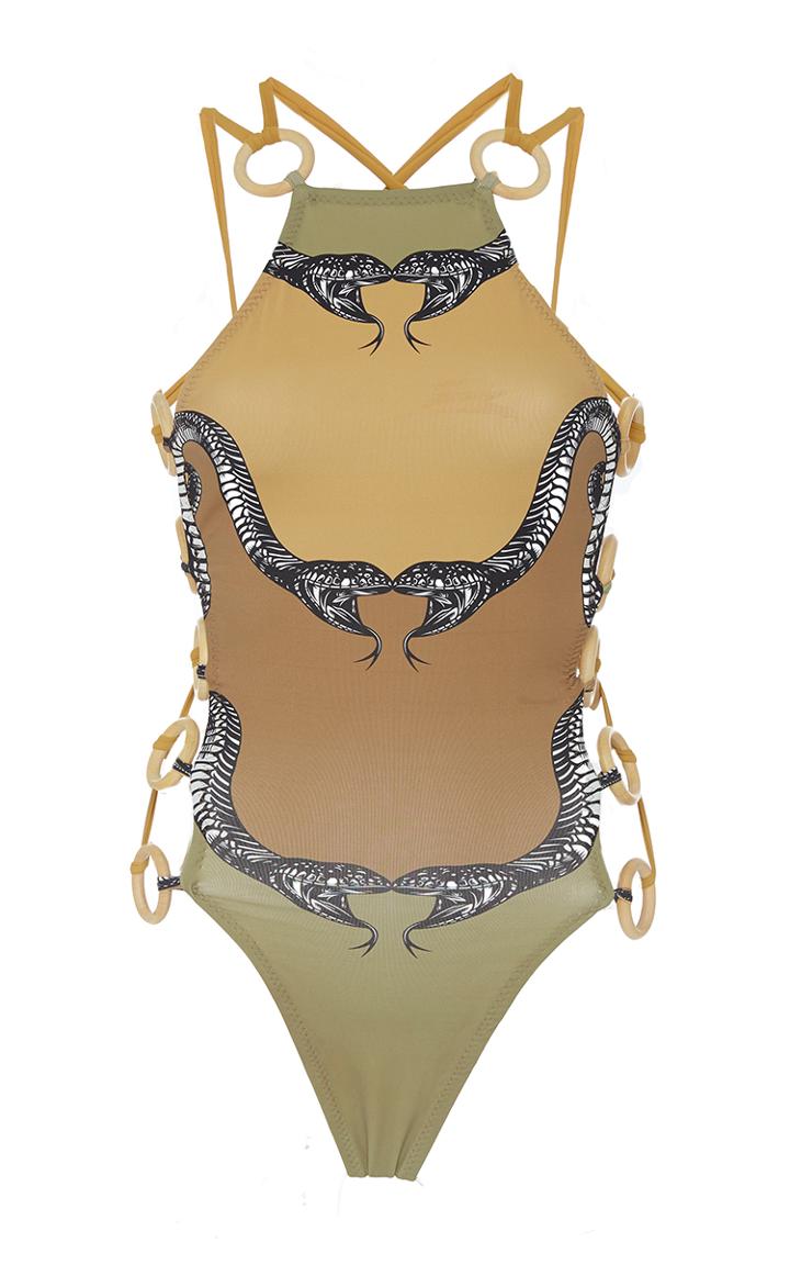 Triya Loop Snake One Piece Bathing Suit
