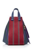 Loewe Medium Hammock Striped Suede Bag