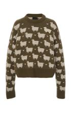 Moda Operandi Alanui Brushed Sheep-knit Cashmere-blend Sweater