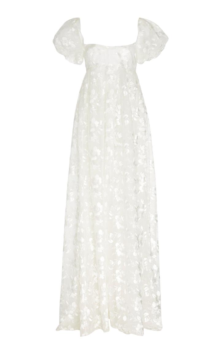 Moda Operandi Brock Collection Floral-applique Maxi Dress Size: 6