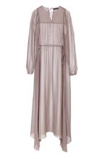 Lake Studio Sheer Gathered Dress