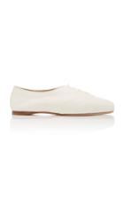 Gabriela Hearst Maya Lace-up Leather Oxford Flats
