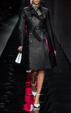Moda Operandi Versace Cutout Vegan Leather Trench Coat