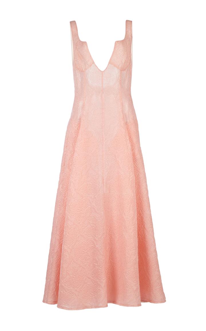 Emilia Wickstead Isabella Jacquard Dress