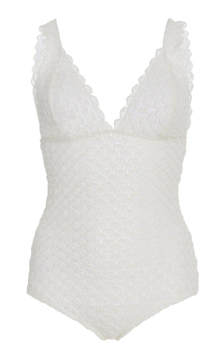 Missoni Mare Scalloped One-piece Swimsuit