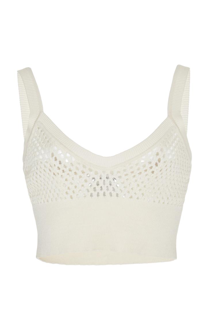 Jil Sander Mesh Crop Top