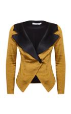 Safiyaa Chaplin Stretch Satin Blazer