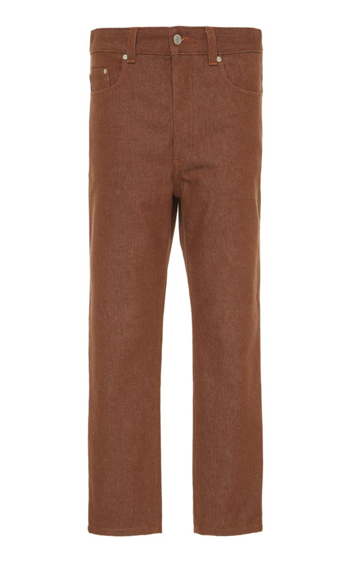 Ami Brown Five-pocket Jean