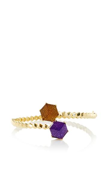 Paolo Costagli Brillante Valentina Amethyst, Cognac Citrine, And Diamond Bangle