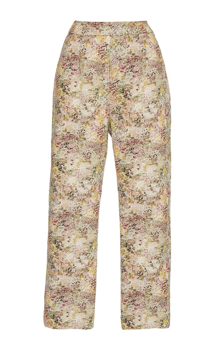 Isa Arfen Classic Abstract Field Cropped Pants
