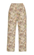 Isa Arfen Classic Abstract Field Cropped Pants