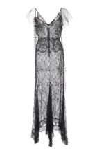 Amen Couture Embroidered Long Lace Dress