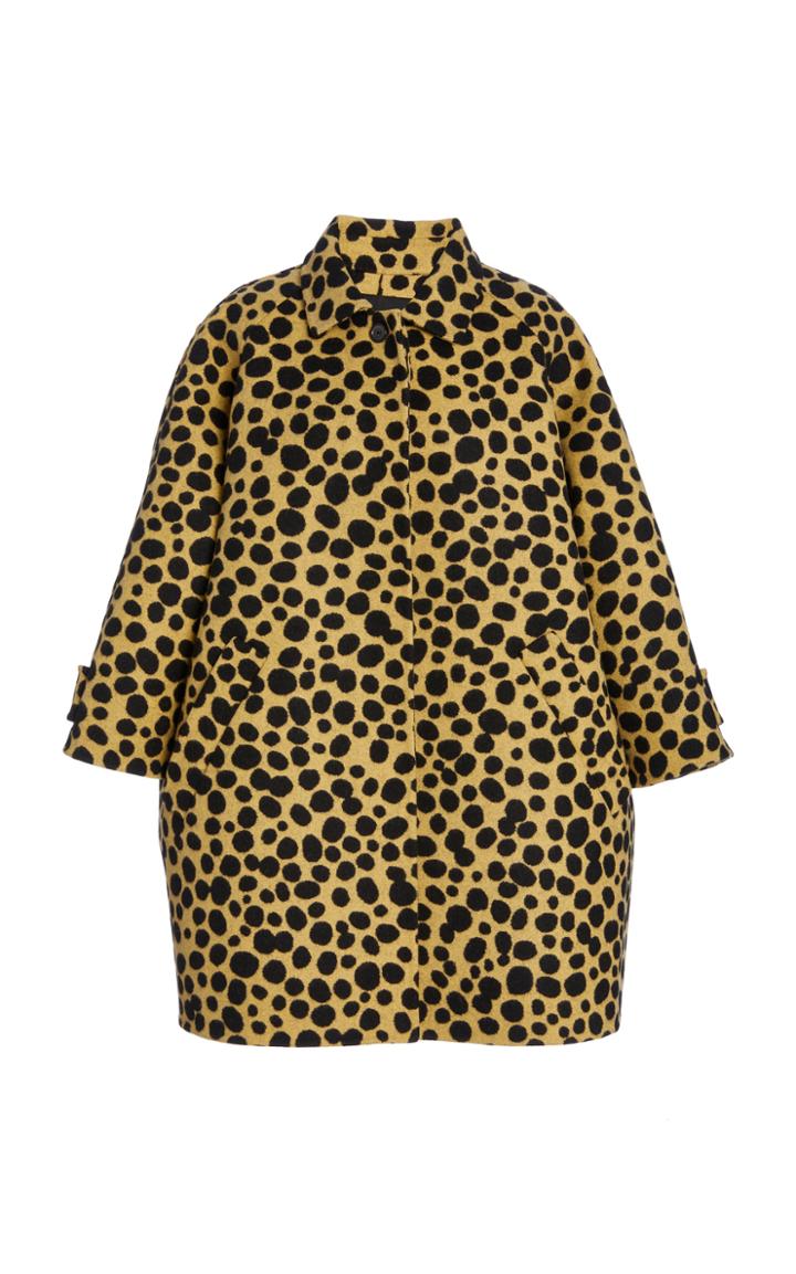 Moda Operandi Marc Jacobs Printed Wool-silk Short Balmacaan Coat