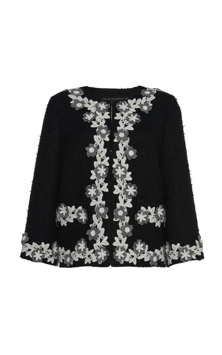 Andrew Gn Floral Embroidered Jacket
