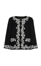 Andrew Gn Floral Embroidered Jacket