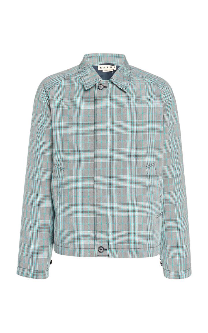 Marni Checked Collared Jacket