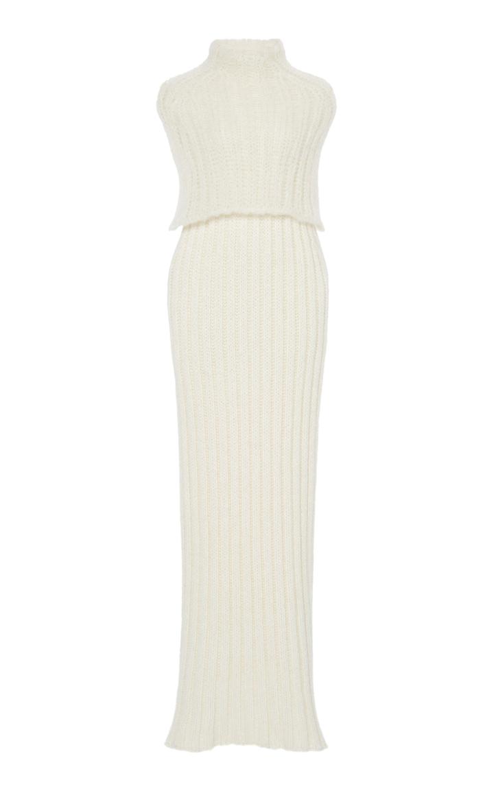 Moda Operandi Jil Sander Knit Wool Maxi Dress
