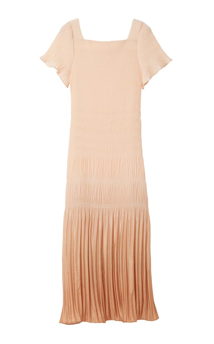 Rodebjer Soleil Pliss Satin-effect Dress