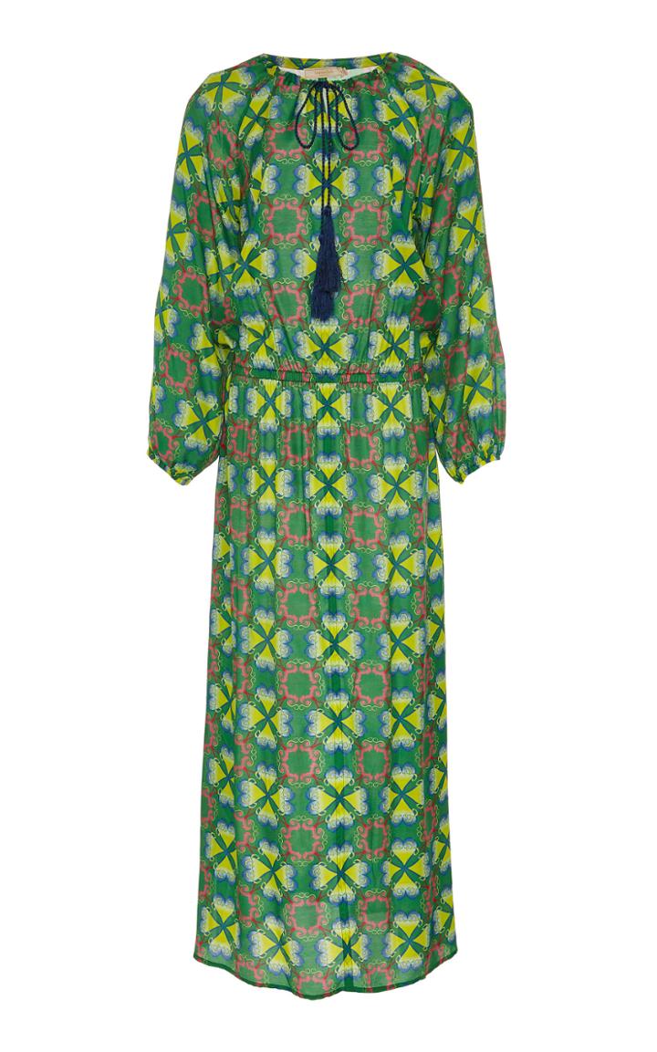 Verandah Printed Modal-blend Maxi Dress