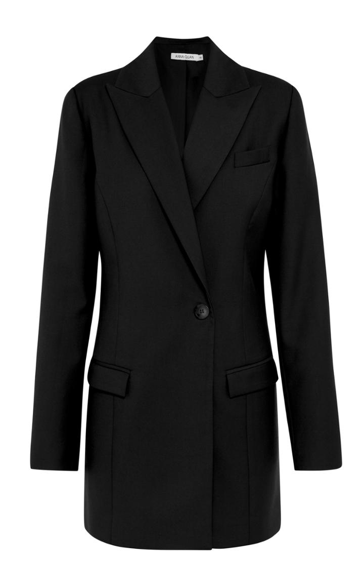 Moda Operandi Anna Quan Sienna Wool Long Blazer