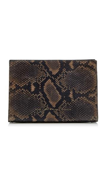 Chylak Mini Python-effect Leather Tote Bag