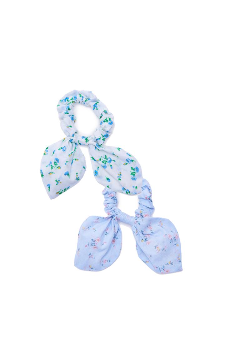 Moda Operandi Loveshackfancy Set Of 2 Gauze Swim Cotton Scrunchies