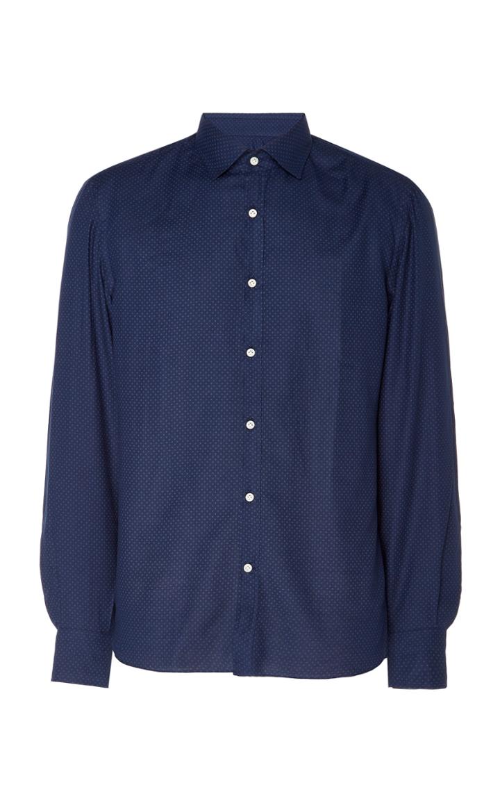 Eidos Printed Cotton-poplin Shirt