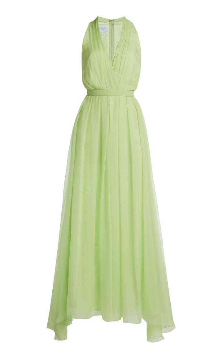 Moda Operandi Giambattista Valli Silk Georgette V-neck Dress