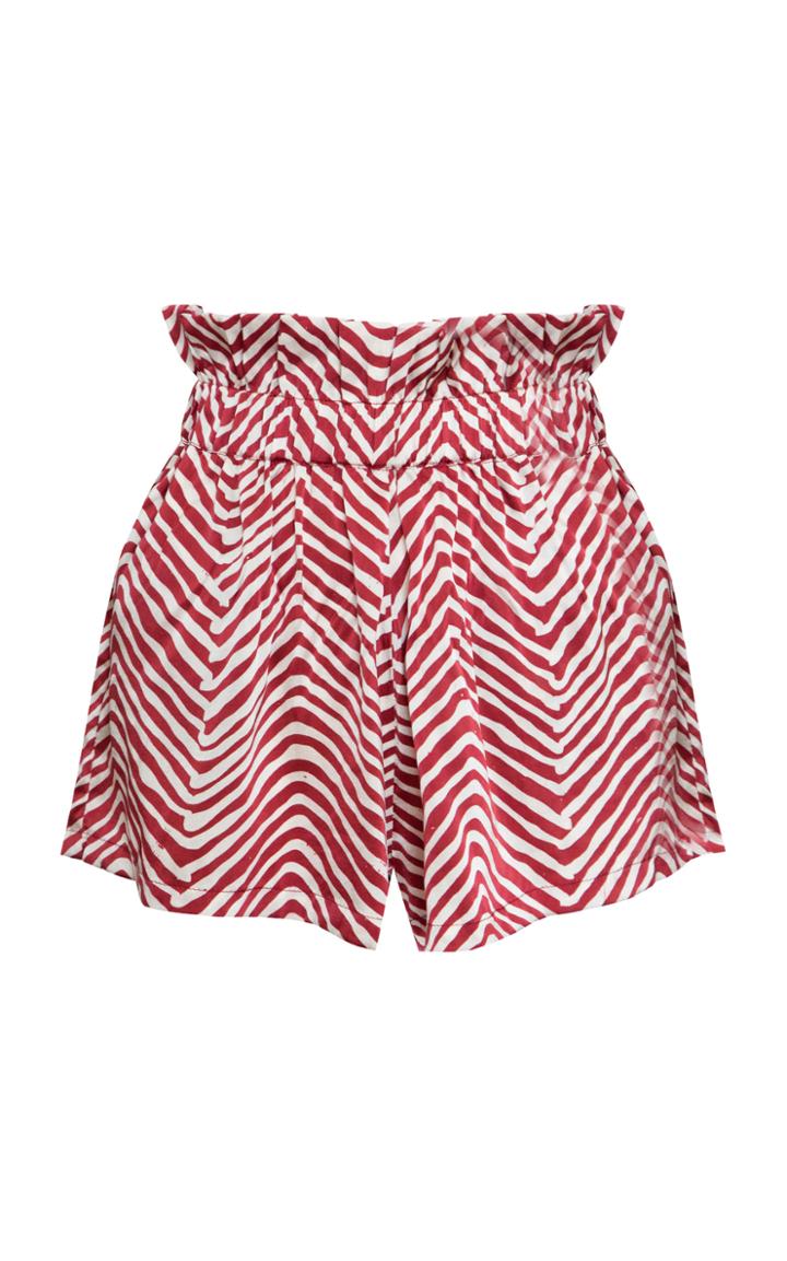 Moda Operandi Cloe Cassandro Jamie Printed Silk Shorts Size: Xs