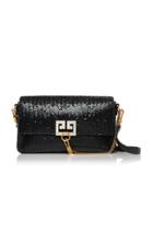 Givenchy Glittered Patent-leather Shoulder Bag