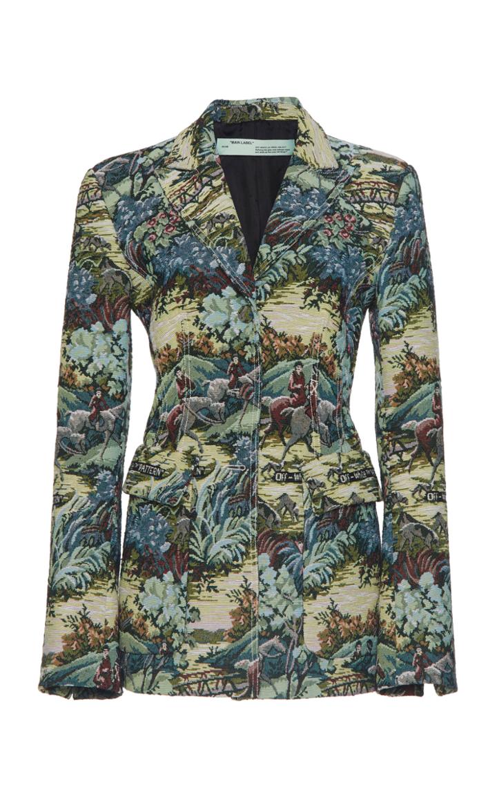 Off-white C/o Virgil Abloh Tapestry Jacquard Jacket