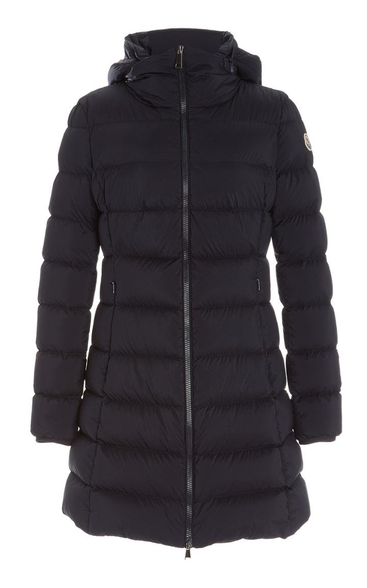 Moncler Gie Hooded Long Down Puffer Coat
