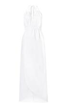 White Story Pierre Structured Grecian Dress