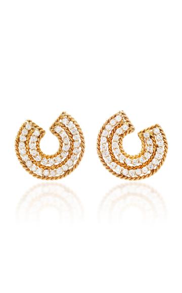 The Last Line Diamond Spiral Twist Earrings
