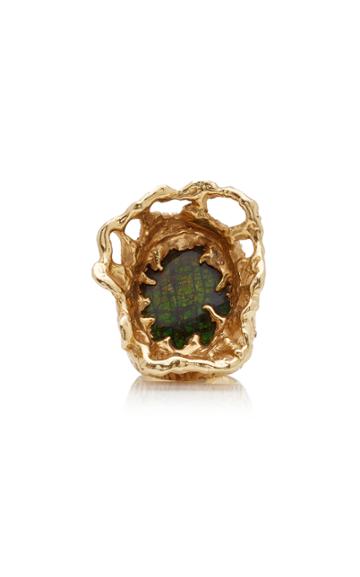 Karry Berreby 18k Yellow Gold And Opal Ring
