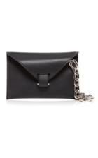 Paco Rabanne Chainlink Leather Clutch